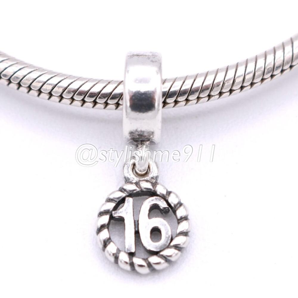 Authentic PANDORA Retired Sweet 16 Dangle - 790494